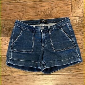Buffalo David Bitton Faith Roll Shorts Mid Rise Size 28